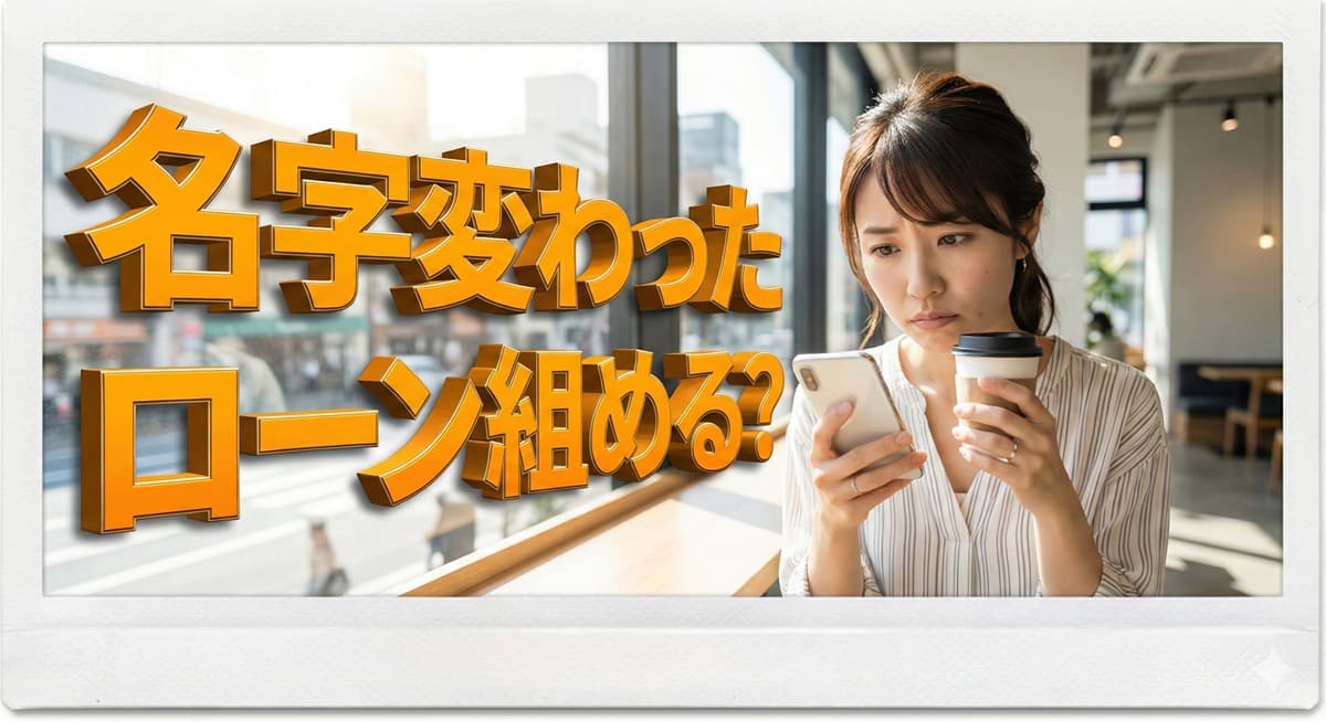 結婚して名字変わったらローン組めるって本当？のアイキャッチ画像