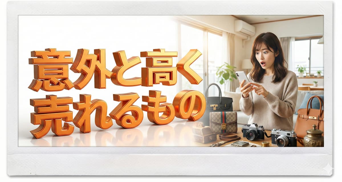 意外と高く売れるもの31選【完全保存版】のアイキャッチ画像