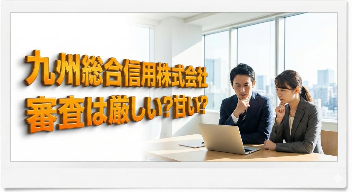 九州総合信用株式会社の審査は厳しい？甘い？のアイキャッチ画像