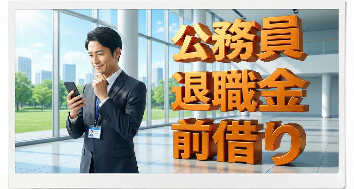 公務員は退職金の前借りは可能？すぐに借りたい時は？のアイキャッチ画像