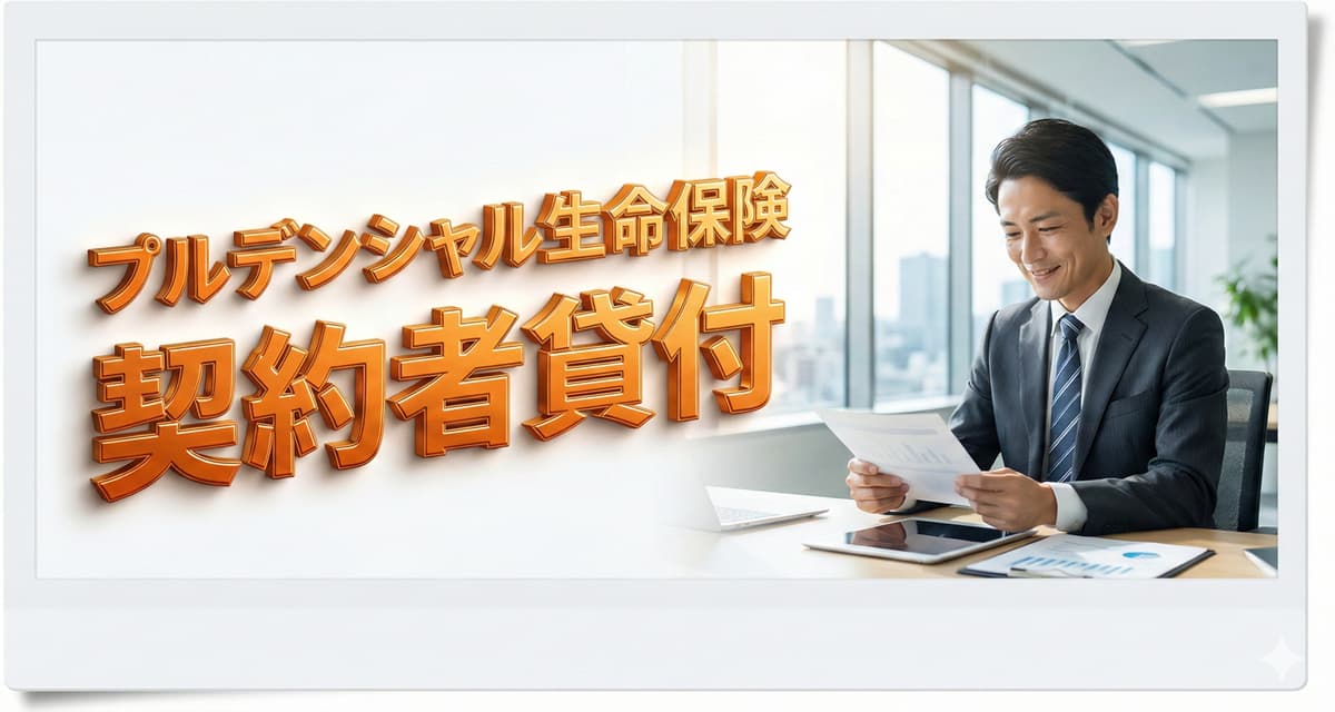 プルデンシャル生命保険の契約者貸付でお金を借りる方法・注意点のアイキャッチ画像