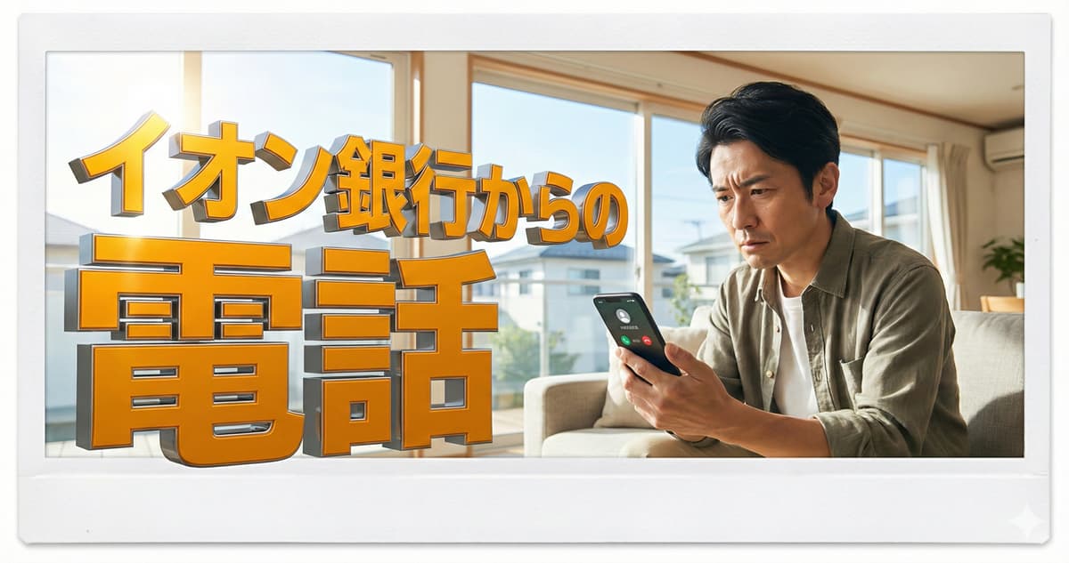 【0432395566】イオン銀行から電話がかかってくるのはどんなとき？のアイキャッチ画像