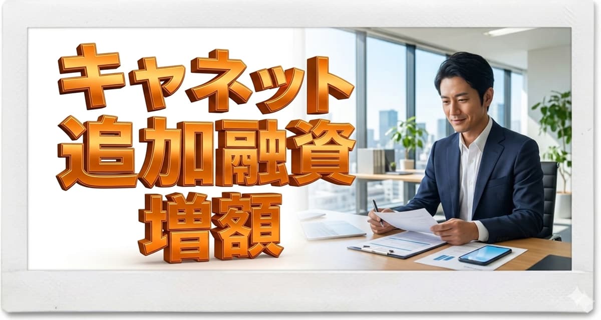 キャネットの追加融資は枠内融資？増額するには？口コミ・評判も紹介のアイキャッチ画像
