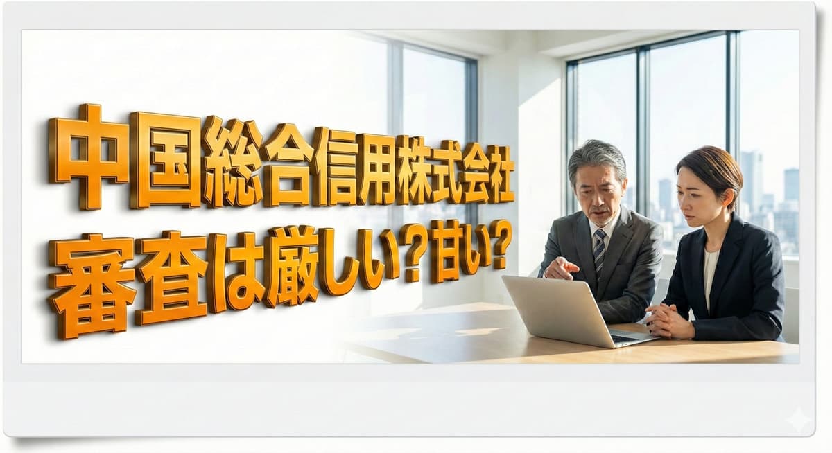 中国総合信用株式会社の審査は厳しい？甘い？のアイキャッチ画像