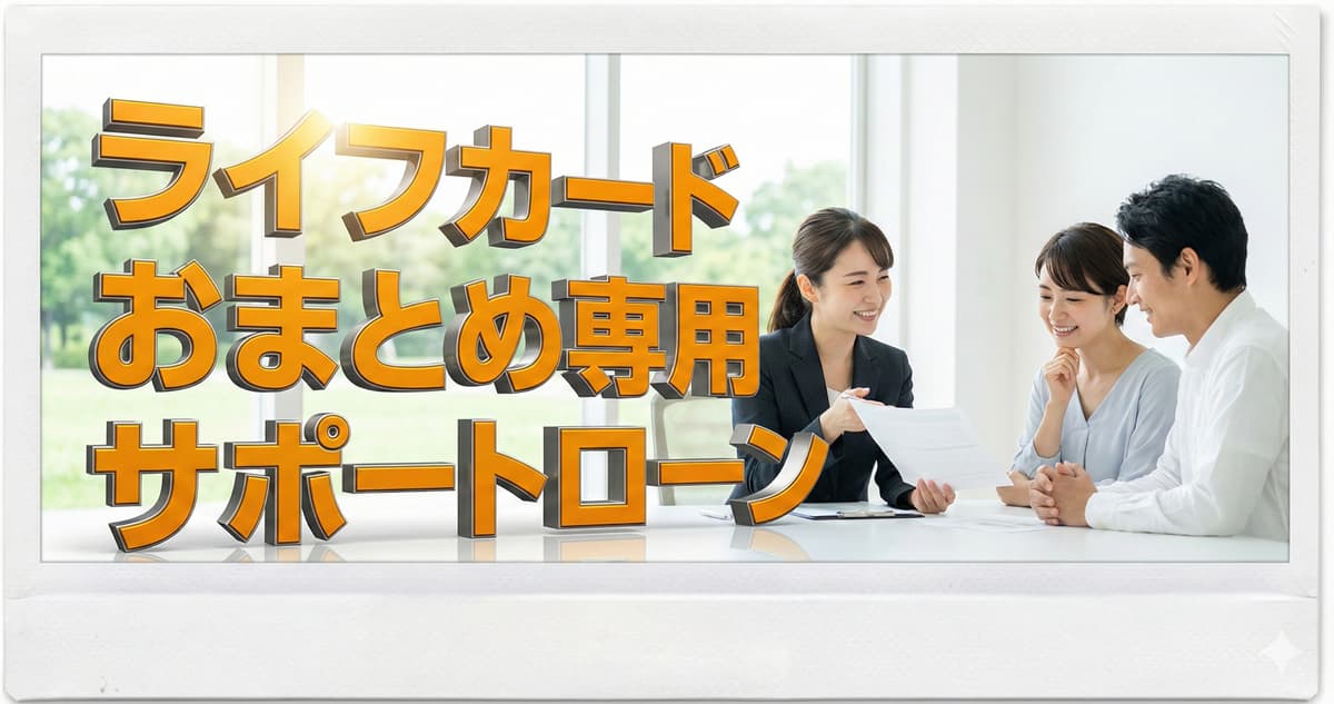 ライフカードのおまとめ専用サポートローン、申込から審査までの流れのアイキャッチ画像