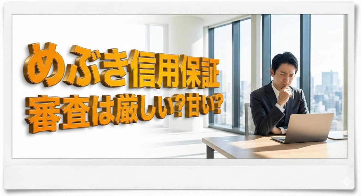 めぶき信用保証の保証審査は厳しいの？のアイキャッチ画像