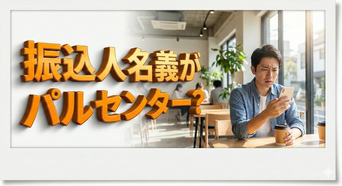 振込人名義がパルセンター？この入金は何？のアイキャッチ画像