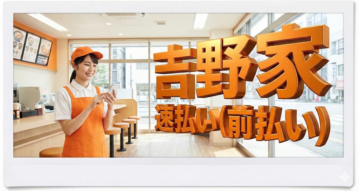 吉野家は給与の前払いはできる？速払いサービスのリスクと今すぐ借りたい時の対処法のアイキャッチ画像