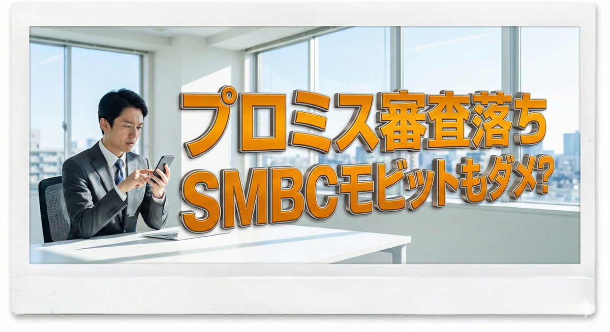 プロミスの審査に落ちたらSMBCモビットもダメ？どこに申し込むべき？のアイキャッチ画像