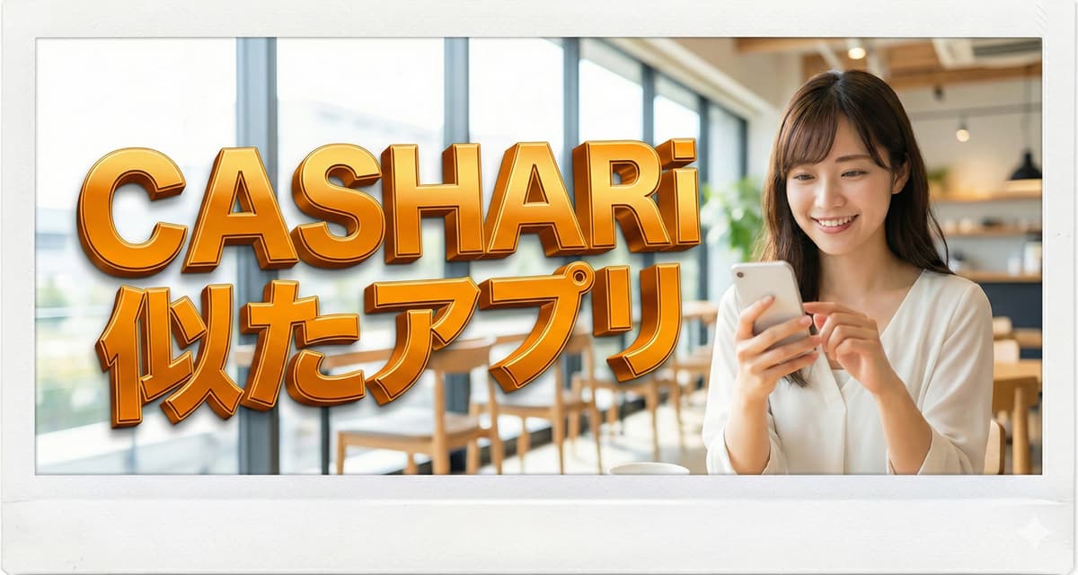 CASHARi（カシャリ）に似たアプリはある？こんな人におすすめのアイキャッチ画像