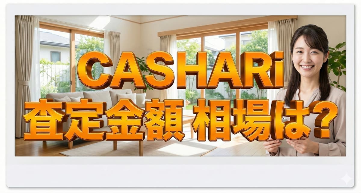 CASHARiの査定金額について！相場はどれくらい？のアイキャッチ画像