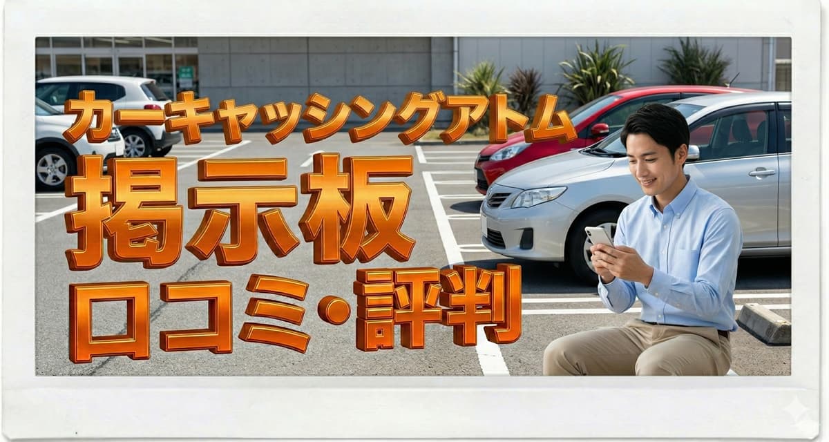 カーキャッシングアトムの口コミと評判！すぐに借りられる？のアイキャッチ画像