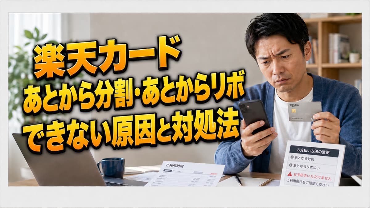 楽天カードから督促状・ハガキが届いたら？支払い方法と放置した場合の流れのアイキャッチ画像